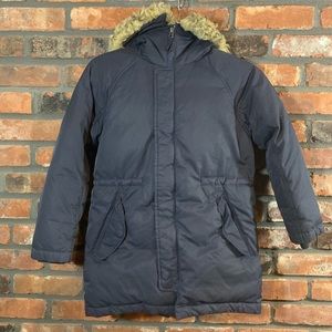 Crewcuts Hooded Fleece-lined Fishtail Down Parka